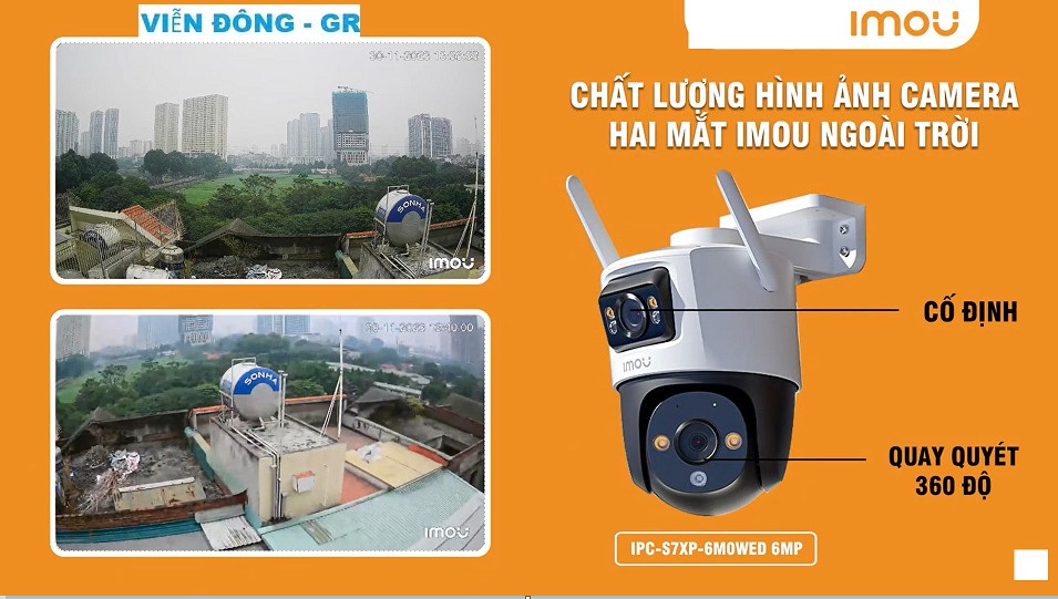 Camera wifi ngoài trời Imou Cruiser Dual 6MP